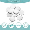 thumbnail image 3 of Uxcell 10 Pack Stainless Steel Disc, 1 3/16"(30mm) Dia 0.2"(5mm) Thick 304 Stainless Steel Flat Round Sheet Blank Round Circle Plate for Crafts Metal Stamping and Jewelry Making, 3 of 7