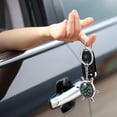 thumbnail image 4 of MasteelfCA Compass Key Ring Compass for Survival Pocket Compass Keychain Metal Compass Keychain, 4 of 9