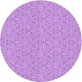thumbnail image 1 of Ahgly Company Machine Washable Indoor Round Transitional Purple Area Rugs, 3' Round, 1 of 7