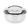 thumbnail image 1 of Jabonera universal de acero inoxidable para afeitar barba con tapa para hombre, 1 of 14