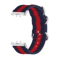 thumbnail image 4 of WDOplteas Correa Nailon para Correa Reloj Repuesto Galaxy Fit 3 (azul Rojo), 4 of 9