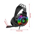 thumbnail image 1 of Para Pc G605 Micrófono Ps5 Auriculares Teléfono 3,5 Mm Gaming Con Cable Móvil Ajustable Con Rgb Auriculares, 1 of 8