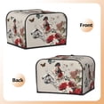 thumbnail image 3 of Pofeuu Floral Leopard Butterflies Print Toaster Cover 4 Slice, Bread Dust Cover & Fingerprint Protection, Kitchen Small Appliance Covers(Toaster Cover), 3 of 7