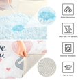 thumbnail image 3 of Yayeee Bath Rug for Bathroom Floor Non Slip Rectangle Fluffy Soft Absorbent Mat, 16"x24", Cute Elephant, 3 of 7