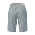 thumbnail image 4 of New Women Sport High Stretchy Shorts Drawstring Color Waist Comfy Solid Elastic Shorts Pants Women Pocket Casual Pants, 4 of 6