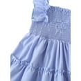 thumbnail image 4 of Bagilaanoe Little Girl Summer Dress Fly Sleeve Ruffle A-line Dresses 2T 3T 4T 5T 6T 7T Kids Casual Swing Sundress, 4 of 6