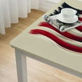 American Flag Fitted Tablecloths Square, Elastic Edge Home Decor