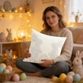 thumbnail image 5 of White Polyester Pillowcase for Bed and Sofa Decoration, Standard Size 45x45cm, Home Bedding and Living Room Accent, 5 of 6