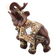 Collectible Elephant Statue, Feng Shui Figurine, Sculpture, Gift For Office For Home