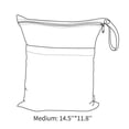 thumbnail image 3 of 30 * 36cm Lager Tamaño Pañal Mojado Bolsas Secas Doble Cremallera Impreso Portátil Impermeable Dag Bolsa De Almacenamiento De Trajes De Baño, 3 of 4