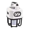 thumbnail image 2 of TIMIFIS Camping Lampe Solaire Lampe de Camping Extérieure Solaire USB Rechargeable à Double Source Lumineuse Projecteur de Recherche Extérieur Lampe de Rue Marchés de Nuit Lampe Camping et Randonnée, 2 of 9