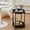 Black, variant on Double Tier Bar Cart Black Rolling Cart for Home Side Table with Wheels Round End Table with Grips Mobile Plastic Drink Table Little Nightstand for Bedroom Balcony