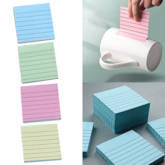 WIFKLSIIPG 10PC 3x3 Lightcolored Line Notes Direct Manufacturers Direct Office Index Stickers Tear Paper Brick