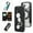 Black, variant on Eombossed Floral Flip Case for iPhone 17 Pro Max, Case Wallet PU Leather with Card Holder RFID Blocking Compatible with MagSafe Protection Clear Back Shockproof Cover for iPhone 17 Pro Max, Black