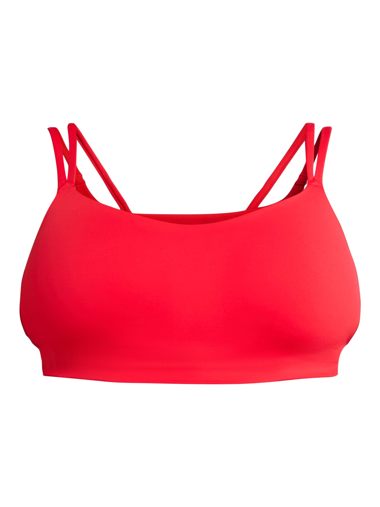 Avia Strappy Sports Bra for Women, Medium Support, S-3XL