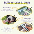 thumbnail image 5 of Goowood Teething Toys for Puppies and Dog Chew Toys with Brush for Teeth Cleaning Interactive Treat Dispensing Compatible with Most Chews for Puppies, 5 of 5