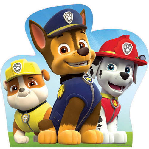 Kæmpe stor At vise Mere end noget andet Shindigz 0.25" Paw Patrol Marshall, Chase and Rubble Cardboard Stand-Up -  Walmart.com