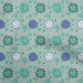 thumbnail image 1 of oneOone Cotton Cambric Dusty Teal Green Fabric Medical Sewing Craft Projects Fabric Prints By Yard 56 Inch Wide, 1 of 4