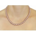 thumbnail image 3 of 8-9mm AAA Quality Round Pink Freshwater Cultured Pearl Necklace for Women in 24 Matinee Length, 3 of 7