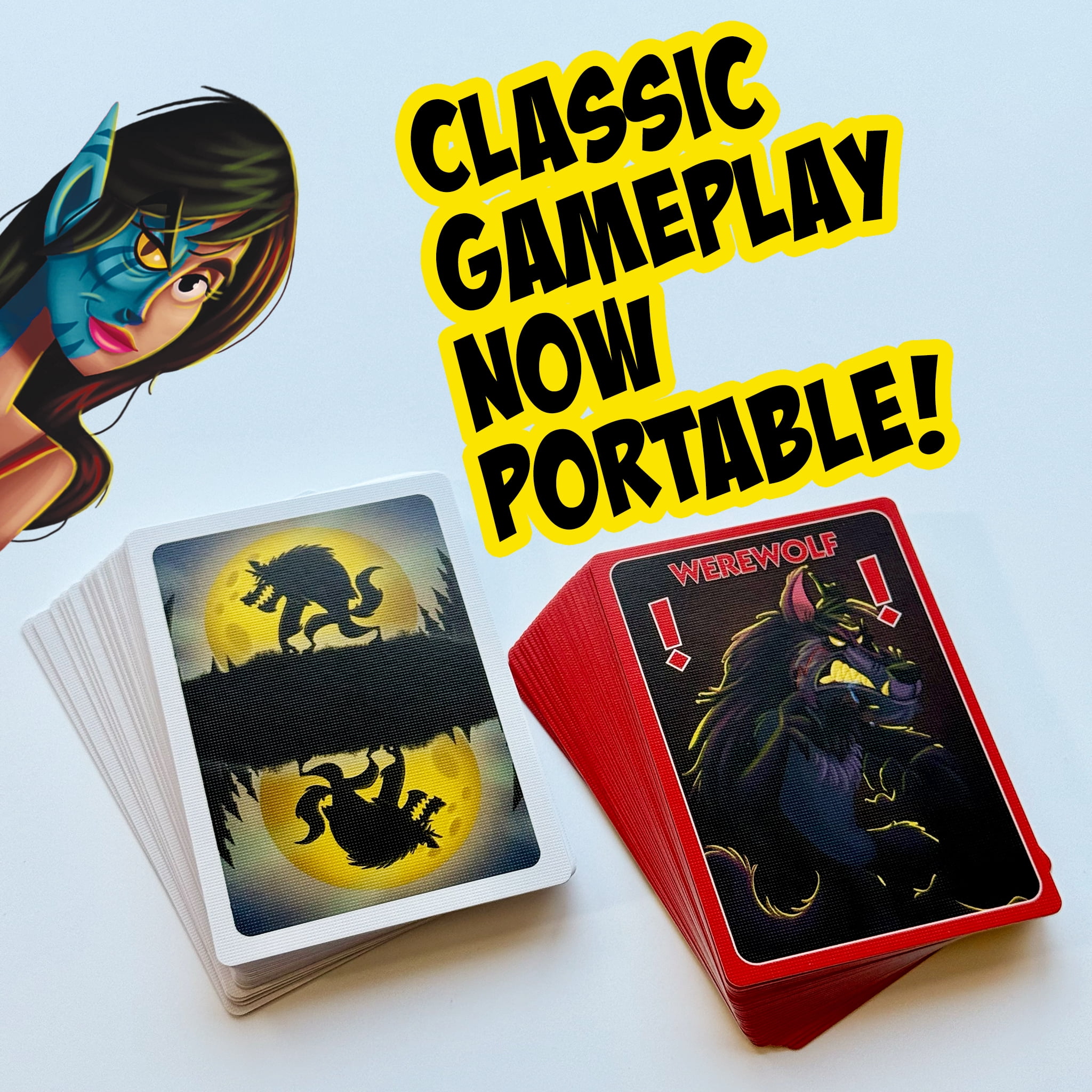 One Night Ultimate Werewolf Extreme Classic Werewolf Deduction Party Game, Free 11-Role Expansion, Portable Party Game for 3–10 Players, Ages 8+ (Walmart Exclusive)