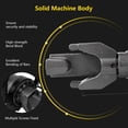 thumbnail image 6 of Electric Hydraulic RebarBender, 900W 110V, Bending up to 5/8 Inch #5 16mmRebar, Bending Angle 0-130 Degrees, Hand Held Bender Machine for Rod Steel Copper Bar (900W RB-16), 6 of 8