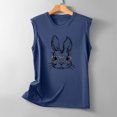 thumbnail image 5 of EGNMCR Camisoles pour Femmes Débardeurs d'Été Décontractés Sans Manches pour Femmes Coupe Régulière Col Rond Imprimé Débardeur Sans Manches, 5 of 5