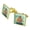 Gold, variant on Dinosaur Tyrannosaurus Rex Running Square Cufflink Set - Silver or Gold