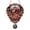 Red, variant on Thanksgiving Hot Air Balloon Solar Pendant, Flickering Flame Hanging Lantern, Acrylic Autumn Porch Display Accent