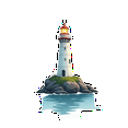 thumbnail image 3 of cartoon Lighthouse Stickers, Waterproof Lighthouse Sticker for Water Bottle Laptop Phone Cases Planner Skateboard Luggage Helmet Party Favor Decor, Ideal for Adults Teens Teacher Rewards, 3 of 8