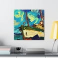 thumbnail image 3 of Bass in Fauvist Hues - Canvas, 3 of 10