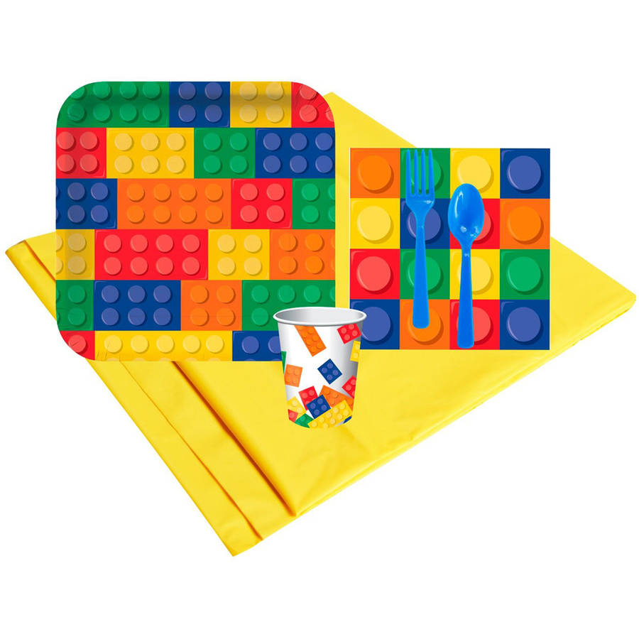 Building Block Party 8Guest Party Pack