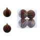 thumbnail image 2 of 6CM Flocked Christmas Balls Hanging Balls Glitter Plastic Balls Christmas Tree Ornament Set Of Four, 2 of 6