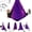 Galaxy Purple, variant on Sensory Swing for Kids with Special Needs, Indoor Kids Swing Cuddle Hammock Chair Adjustable Aerial Swing for Children with Autism, ADHD, Asperger, Sensory Integration