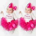 thumbnail image 2 of THE PRINCESS HAS ARRIVED Baby Girl Coming Home From Hospital Outfit Tutu Dress Multicolor 12-18 Months, 2 of 8
