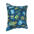 thumbnail image 2 of Bingfone Decorative Pillow Covers 16"X16" Machinery Road Construction Couch Pillow Cases Modern Farmhouse Covers For Couch Sofa Bed, 2 of 9