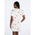 thumbnail image 3 of Joyspun Women's Dreamy Soft Collection Short Sleeve Sleepshirt, Sizes S/M-2X/3X, 3 of 4