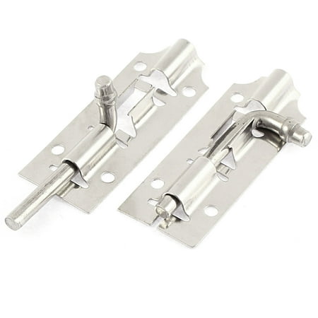 Slide Lock Spring - 70mm Length Stainless Steel Latch Slide Lock Door Window Bolt 2pcs