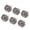 Gray without beads c, variant on Set of 6 Boutonniere for Wedding Ceremony Easy To Wear and Remove Flower Corsages Colorful Florals Lapel Pin Ornament