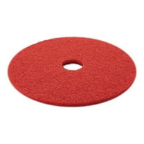 3m Red Buffer Pad 5100 - 20" Diameter - 5/carton - Polyester Fiber - Red (MMM08395)