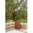 thumbnail image 4 of Corten Steel Series Pedestal Planter - Tall Corten Steel Planter for Outdoor Porch/Patio | Naturally Rusting Steel for All-Weather Use | Modern Rustic Décor for Tall Plants, Trees, Flowers, 4 of 6