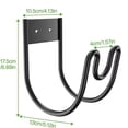 thumbnail image 3 of Wall Mounted Wrought Garden Hanger | Water Pipe Cable Storage Rack | Household Hook Outdoor And Indoor, Wall Mount Hose Hanger, Garden Hose Storage Rack, Outdoor Water Pipe Hook, 3 of 9