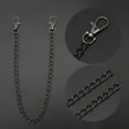 thumbnail image 2 of WINDLAND Punk 16" Waist Pants Chain Belt Wallet Chain Hip Hop Pocket Chain for w/ Keyring Waist Chain Anti-lost for Key Chain for, 2 of 21
