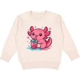 thumbnail image 2 of Inktastic Summer Axolotl Toddler Sweatshirt, 2 of 4