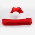thumbnail image 3 of Gorro navideño rojo para alegrar las fiestas Gorro de Papá Noel unisex, 3 of 7