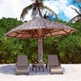 thumbnail image 5 of Compamia Miami Resin Wickerlook Chaise Lounger 2 Pack Dark Gray, 5 of 11