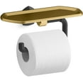 thumbnail image 5 of Kohler K-27128 Occasion Wall Mounted Euro Toilet Paper Holder - Matte Black with Moderne, 5 of 7