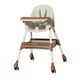 thumbnail image 4 of Silla alta para bebé, trona portátil, asiento compacto y ancho, actividades al aire libre, silla de comedor multifuncional para niños pequeños para , MARRÓN marrón, 4 of 10