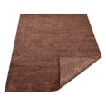 thumbnail image 2 of Rugsotic Carpets Handmade Rugs Hand Knotted Loom Rectangle 9'x12' Brown Gold Silk for Indoor Use, 2 of 5