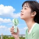 thumbnail image 1 of Mini Portable Rechargeable Handheld Fan Battery-powered Fan Suitable For Women's Travel Makeup Outdoor And Indoor Use, 1 of 7