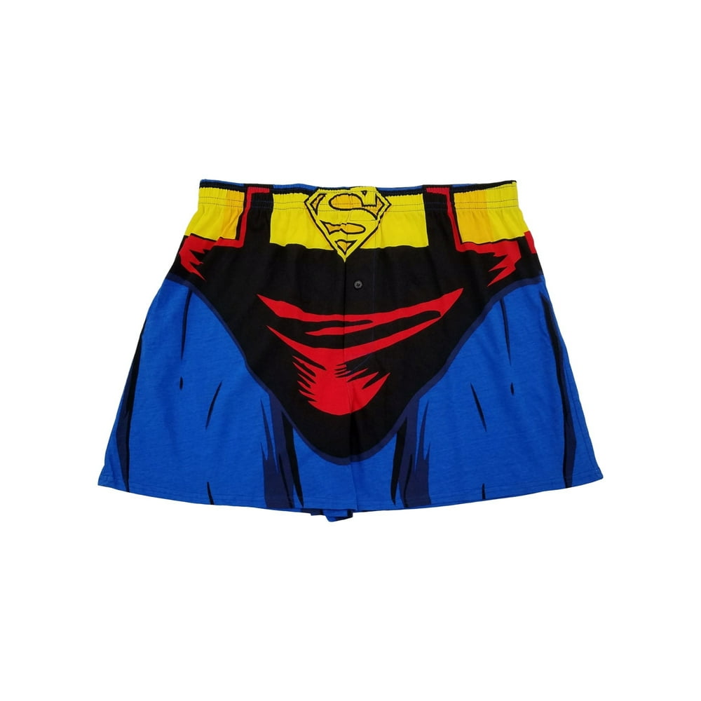 DC Comics - Superman Mens Blue Character Underwear Boxers Boxer Shorts ...
